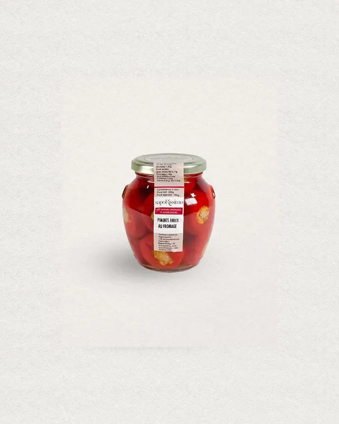 PETITS PIMENTS FARCIS AU FROMAGE