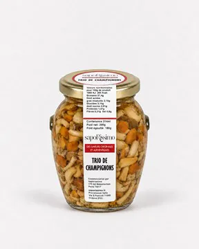 TRIO de CHAMPIGNONS