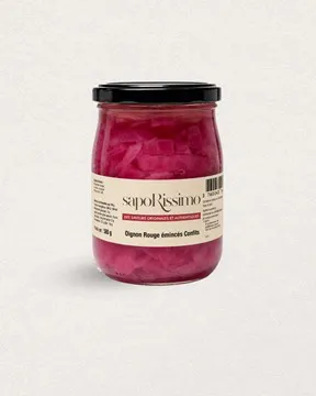 OIGNONS ROUGE ÉMINCÉS580g