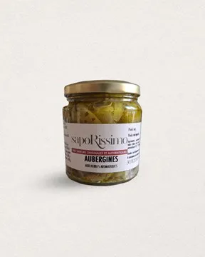 AUBERGINES AUX HERBES AROMATIQUES