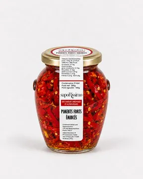 ÉMINÇÉ de PIMENTS FORTS