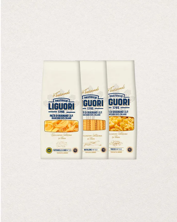 Lot de 3 pâtes au choix