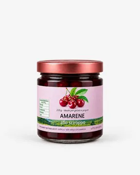 CERISES AMARENE BIO AU SIROP