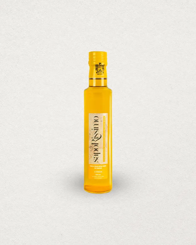 HUILE D'OLIVE EXTRA VIERGE AU CITRON