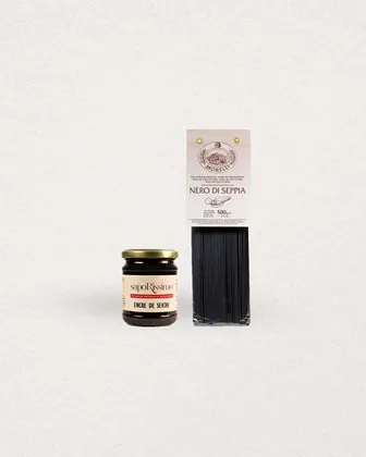LINGUINE À L'ENCRE DE SEICHE