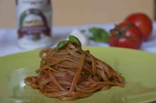 Linguine ail basilic tomates